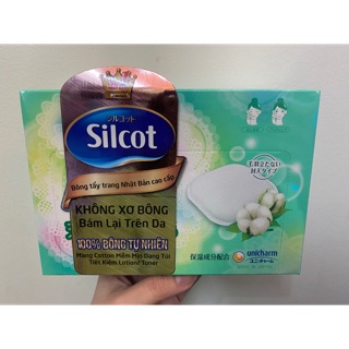 Bông Tẩy Trang Cao Cấp SILCOT Cotton Premium 66 Miếng