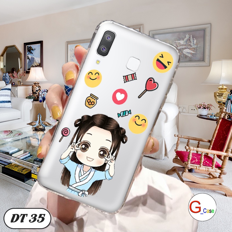 Ốp lưng điện thoại Samsung Galaxy A8 STAR/ A9 STAR dẻo trong in hình