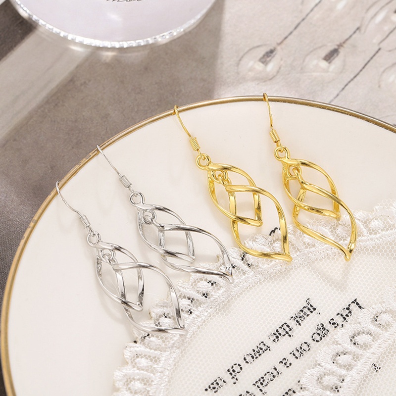 Bông Tai Dáng Dài Hình Vô Cực Phong Cách Boho Cổ Điển Thời Trang Cho Nữ