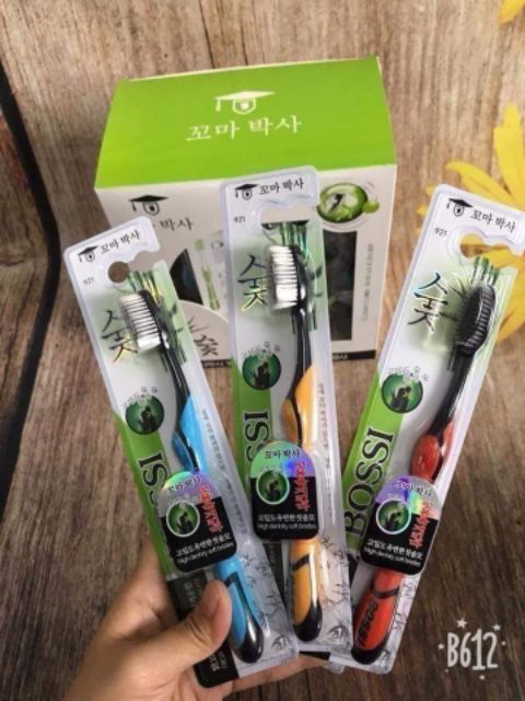 Set 10 bàn chải than tre hoạt tính