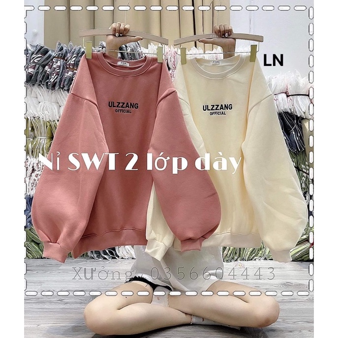 Áo nỉ bo ulzzang LN11