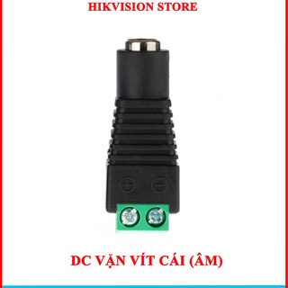 [COMBO 100C] jack DC, jack camera loại vặn vít túi đực cái, DC dương, DC âm