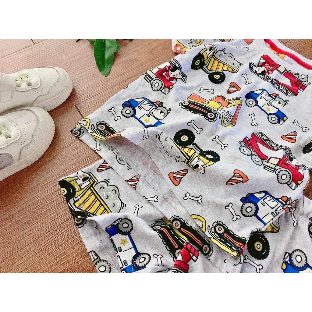 B214 - Bộ oto cần cẩu máy xúc cho bé