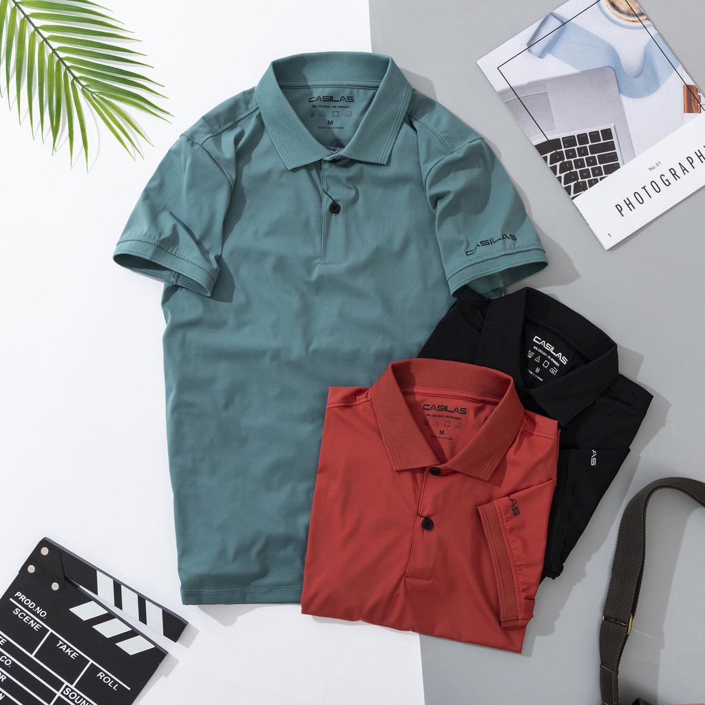 Áo polo nam cao cấp vải coolmax cổ dệt chuẩn form dáng regular fit 3 màu trẻ trung thanh lịch CSL-P2106 CASILAS