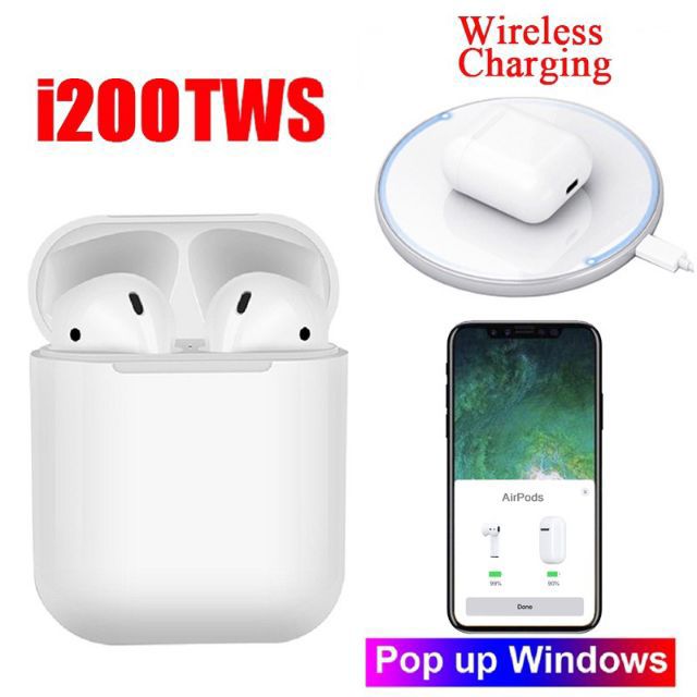 Tai nghe Bluetooth i12,i27, i200, tai nghe rep cao cấp, âm thanh siêu chất,tự động kết nối, có định vị đổi tên, pin 4h