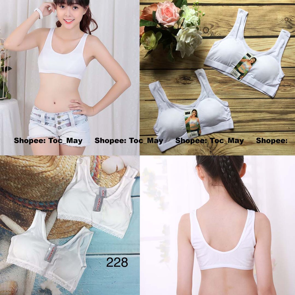 Áo lót học sinh cấp 2 chất cotton siêu đẹp