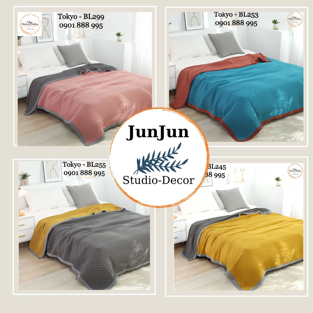 [SALES SỐC] TH Chăn Xô Sợi đậu nành Organic cao cấp Nhật Bản