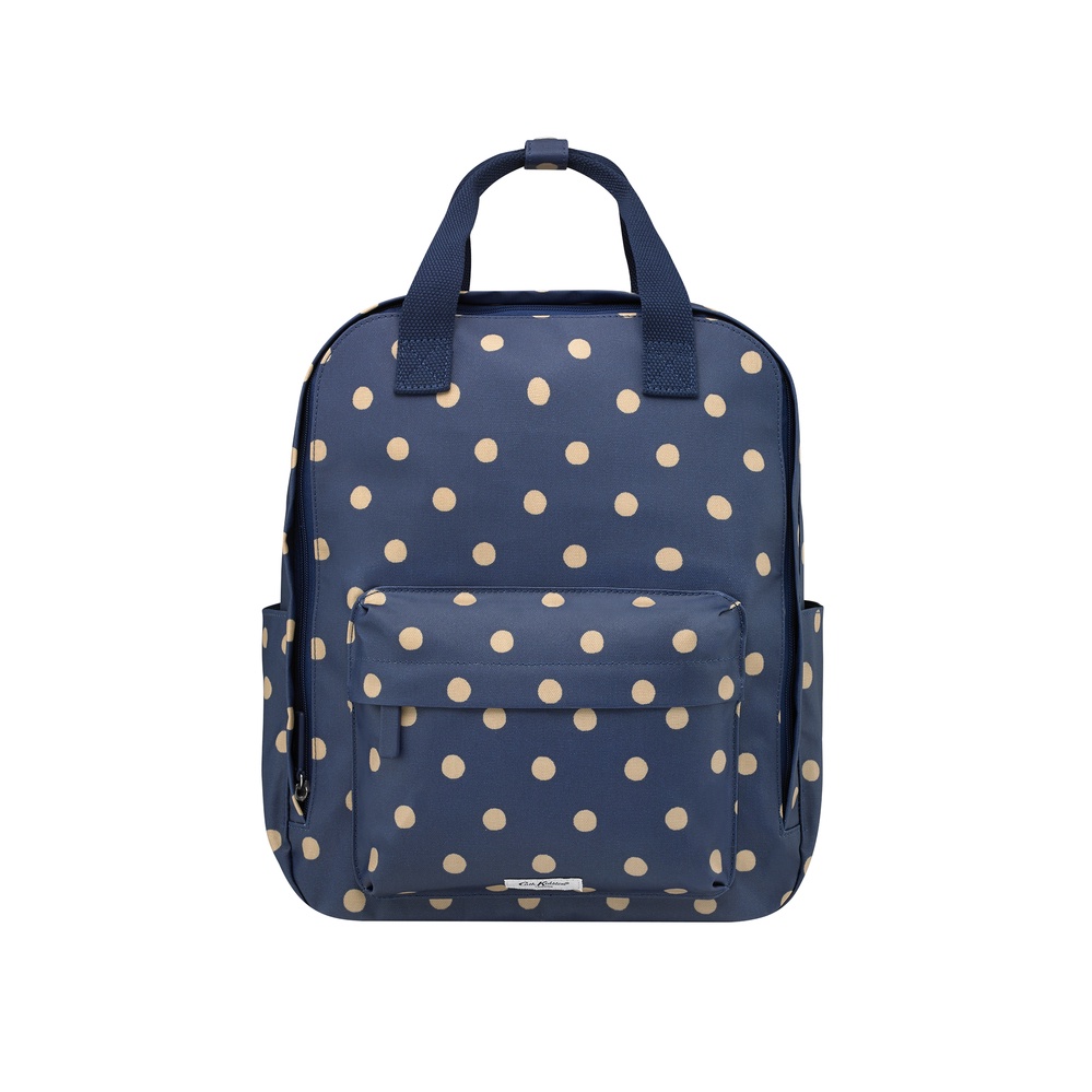 Cath Kidston - Ba lô đi học/đi làm/Utility Backpack Spot - Spot - Navy Cream -1041569