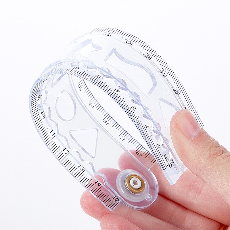 Thước Kẻ Trong Suốt Có Thể Gấp Gọn Đơn Giản 30cm