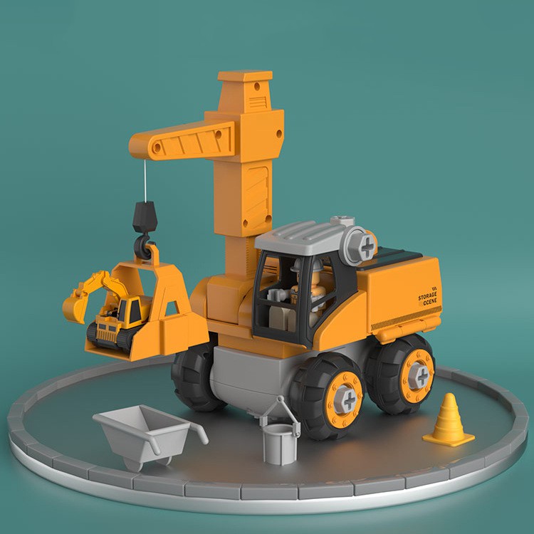 Đồ chơi xe công trình đa năng 4in1 L151 mới nhất 2021