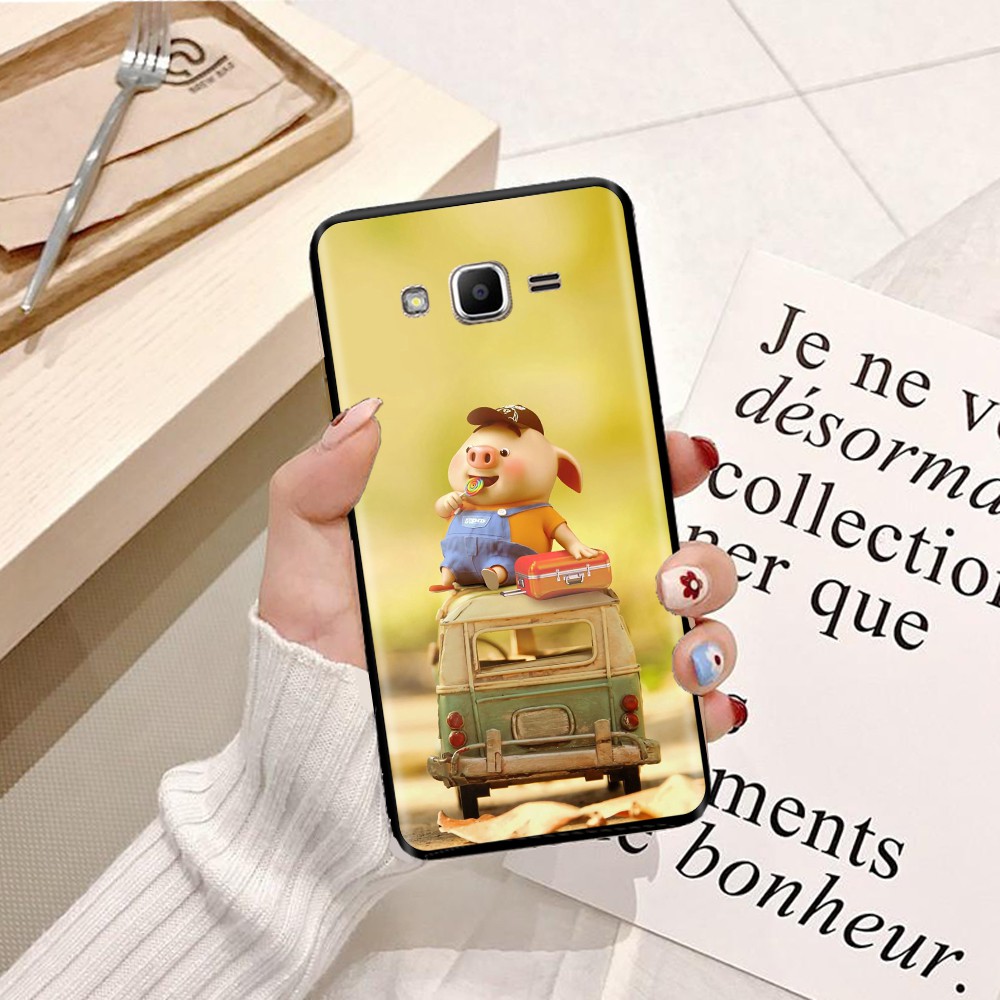 Ốp lưng Samsung S8 Plus Viền dẻo TPU hình Heo Con Dễ Thương