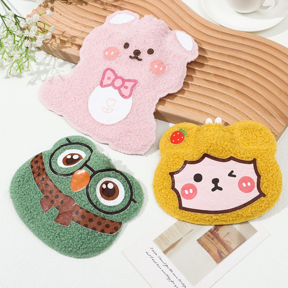 Túi chườm nước nóng hình thú hoạt hình dễ thương chống nổ có thể tái sử dụng