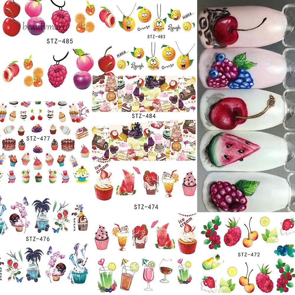 Set 18 tấm miếng dán trang trí móng nghệ thuật