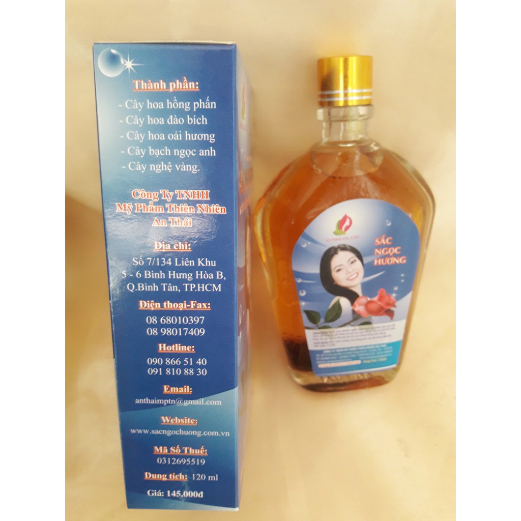 Nước dưỡng Sắc Ngọc Hương - Xanh 120ml