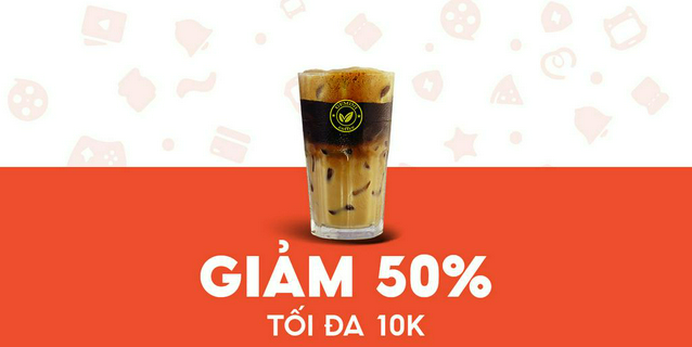 - cà phê gemini - giảm 10k cho 1 ly cà phê sữa đá