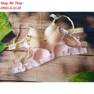 COMBO 3 ÁO NGỰC CÓ NÚT MỞ TI CHO CON BÚ