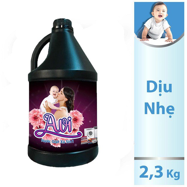 Nước Giặt AVI Matic Comfort Tinh Dầu Thơm Cho Máy Giặt Cửa Trên (3.6Kg)