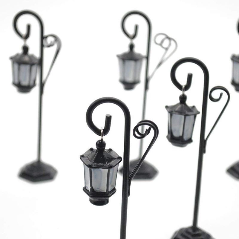 Set 5 Kẹp Giữ Ảnh / Thẻ Ghi Số / Thẻ Hình Đèn Đường Cho Tiệc Cưới