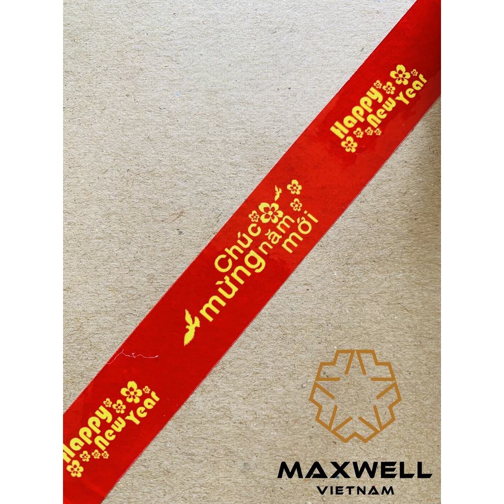 Băng Keo Chúc Mừng Năm Mới Siêu Dài