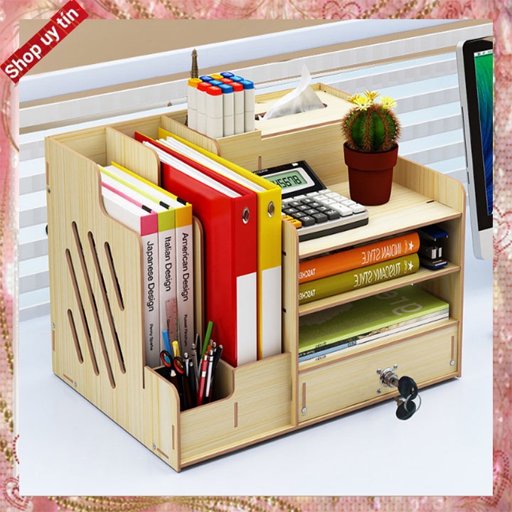 Kệ sách, giá sách để bàn làm việc cho chị em công sở