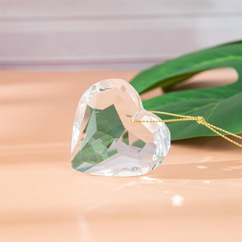 LAKAMIER Dây Treo Rèm Cửa Đính Pha Lê Hình Trái Tim