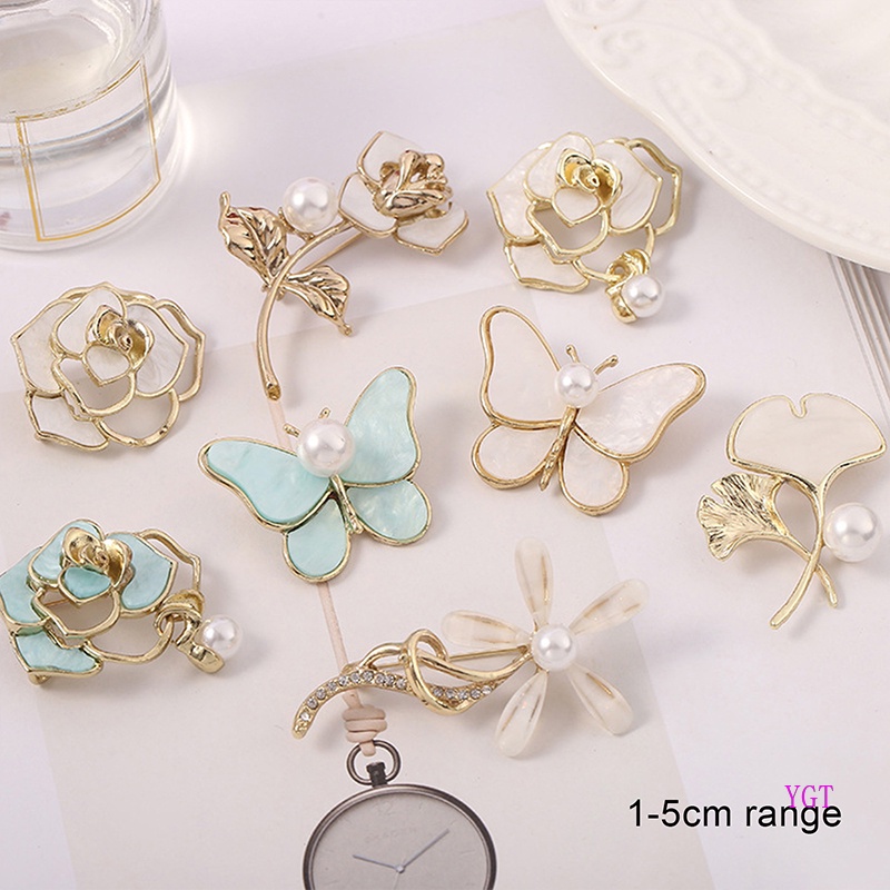 Ygt Ghim Cài Áo Hình Bướm/Hoa Hồng/Hoa Hồng Nhỏ Cổ Điển Cá Tính Sáng Tạo