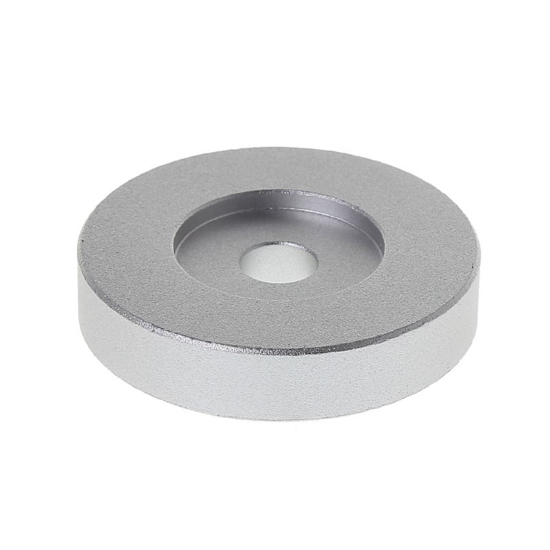 Adapter đĩa xoay 45 RPM bằng nhôm mạ bạc cho bàn xoay kỹ thuật SL 7&quot; Vinyl