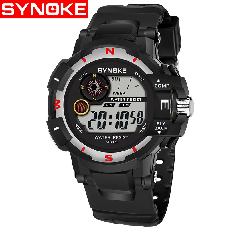 ĐỒNG HỒ ĐIÊN TỬ NAM SYNOKE S99318 PHONG CACH THỂ THAO_tặng pin