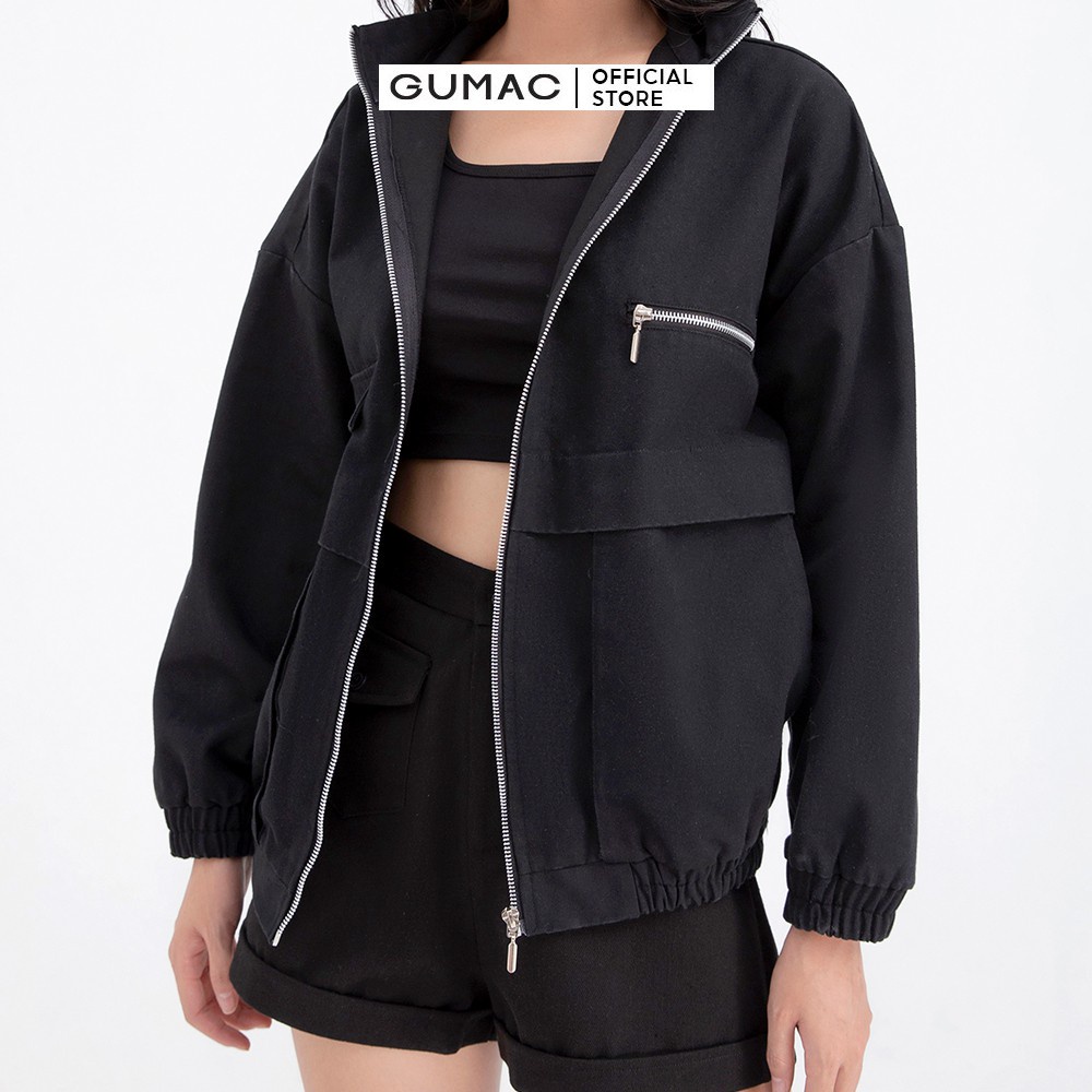 [Mã WABRGUM giảm 10% tối đa 30K đơn 99K] Áo khoác túi khóa kéo GUMAC AB657