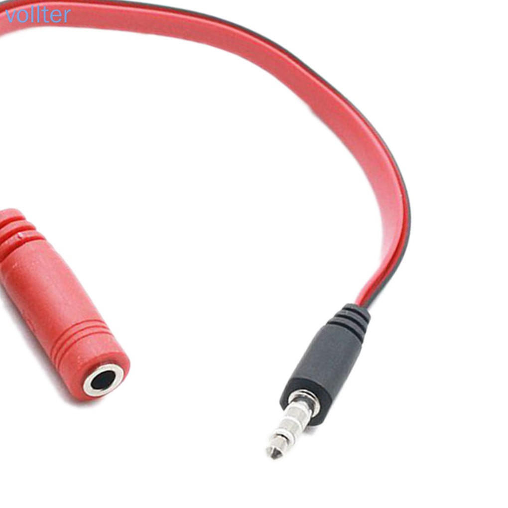 Cáp chia tai nghe AUX jack cắm 3.5mm sang 2 cổng cắm 3.5mm chất lượng cao