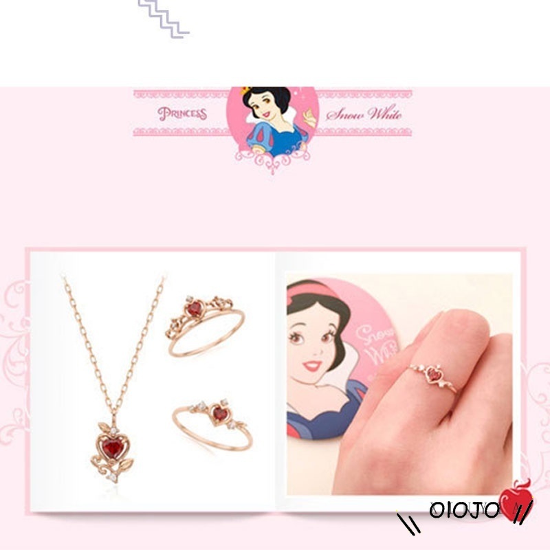 Nhẫn Mạ Bạc 925 Phong Cách Disney Độc Đáo Sành Điệu