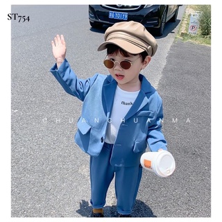Set vest công tử bé trai cao cấp