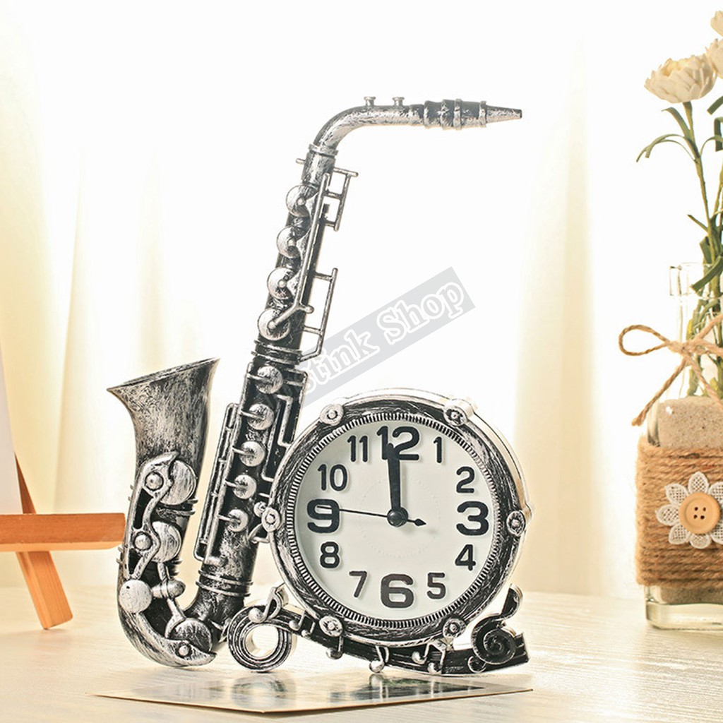 Đồng hồ cổ điển SAX ALARM CLOCK - JDHS-3568-DHCD