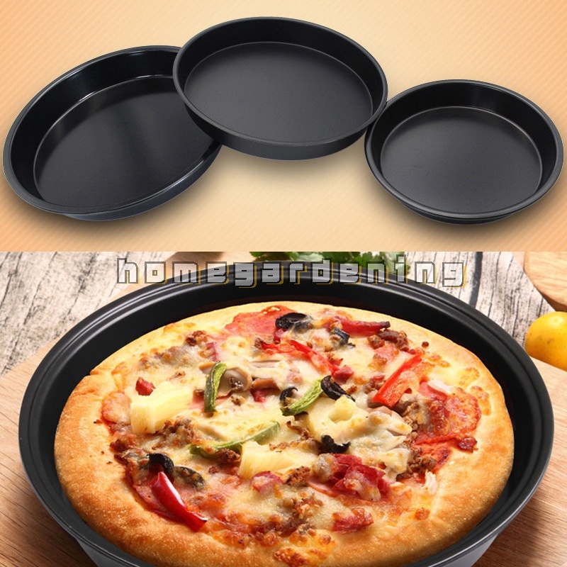 Khay Đựng Nướng Bánh Pizza Chuyên Dụng Chống Dính Hình Tròn 6 / 7 / 8 / 9 Inch