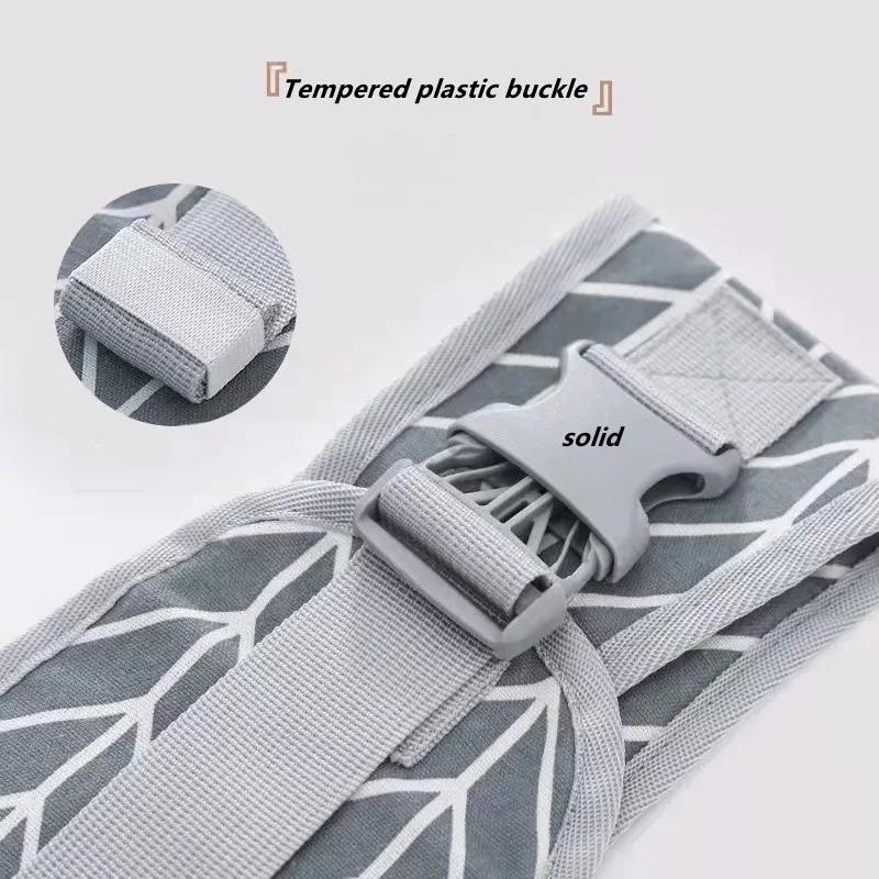 Đai địu em bé đeo một bên vai bằng cotton màu trơn nhỏ gọn tiện dụng