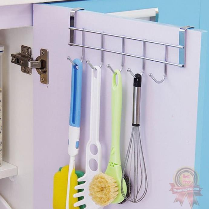 Thanh treo đồ sau cánh cửa 5 móc SAGOKER, mã TMD736