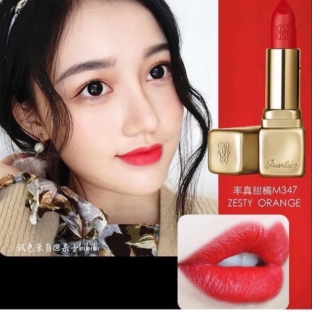 [Chính hãng] Son thỏi Guerlain Kiss Kiss Matte 3,5g Fullzise, Fullbox ,đầy đủ các màu cực Hot