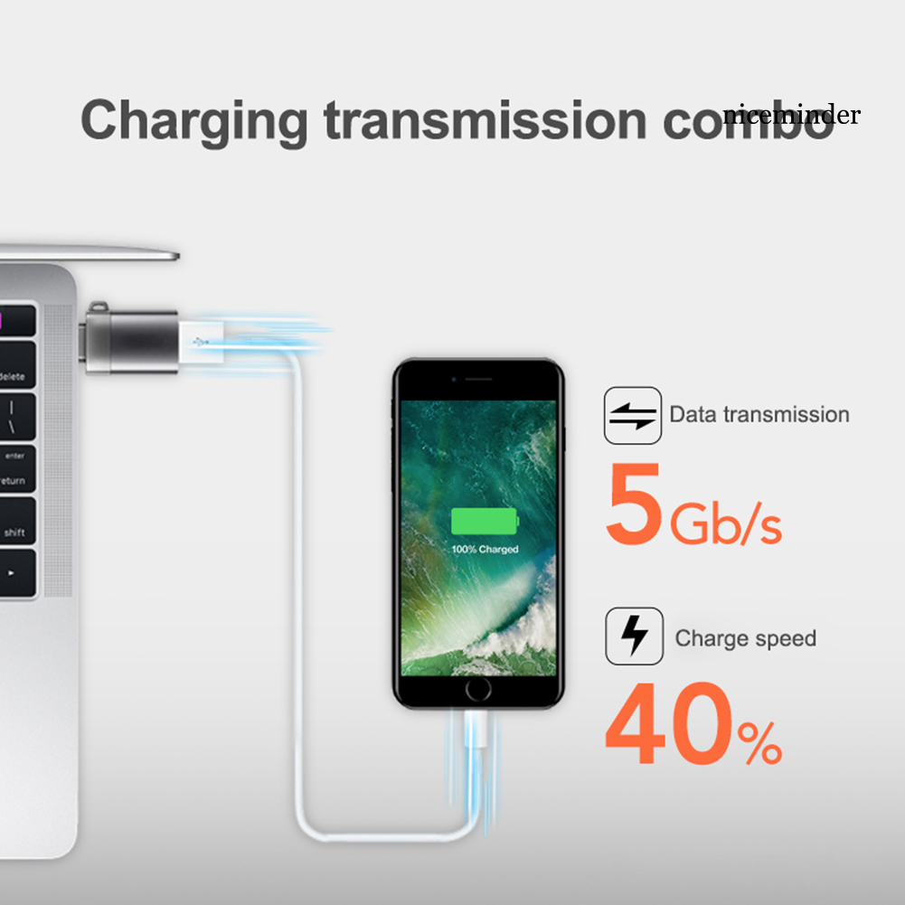 Đầu Chuyển Đổi NM USB 3.0 Type-C Đực Sang Cái OTG Cái