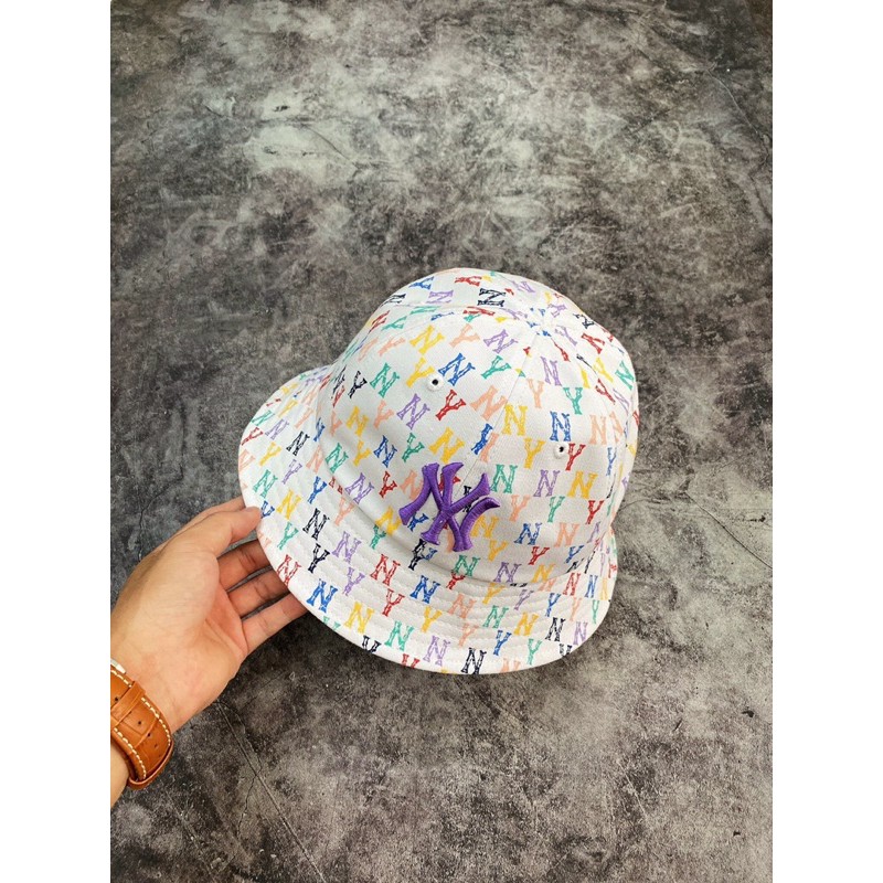 Mũ tròn thể thao nam Nữ , mũ bucket xuất xịn logo thêu N.Y