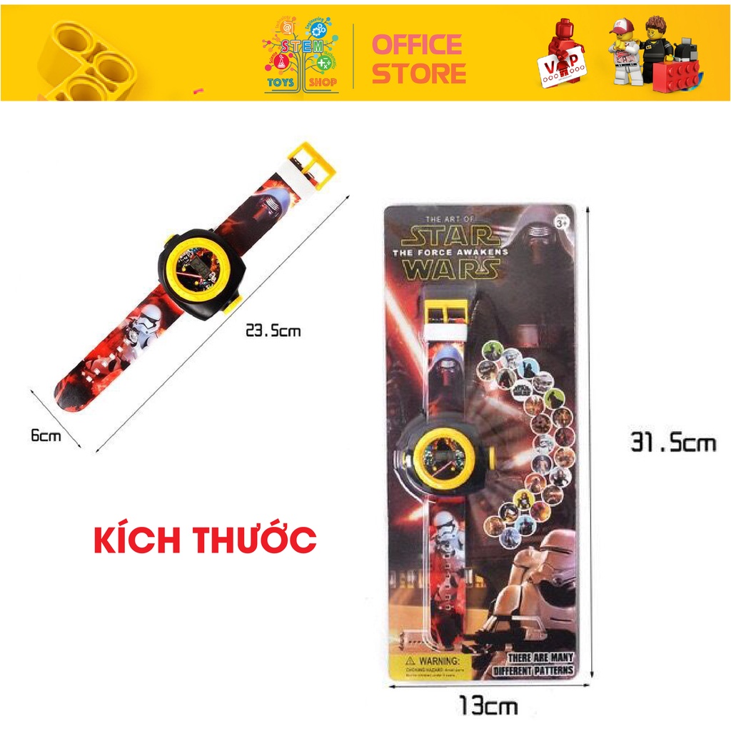 Đồng Hồ Chiếu Hình 3D Điện Tử Đeo Tay Đủ Hình Nhân Vật Hoạt Hình Thú Vị Cho Bé Trai Và Bé Gái