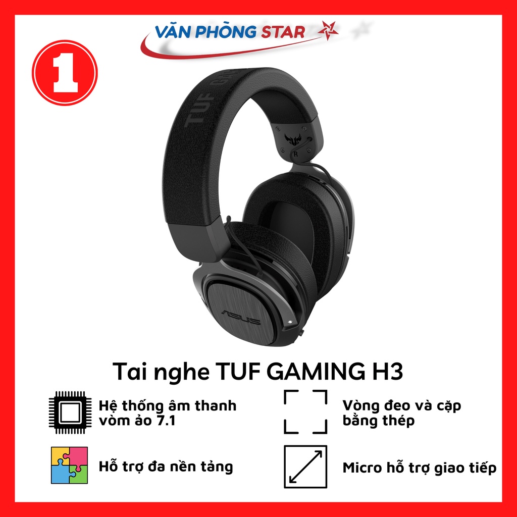 Tai nghe TUF GAMING H3 chính hãng