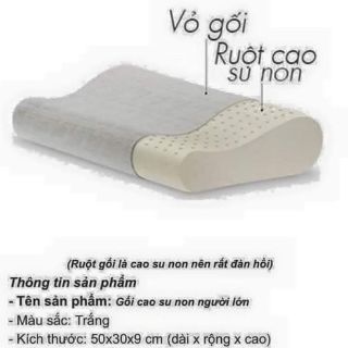 Cb GỐI CAO SU NON NGƯỜI LỚN