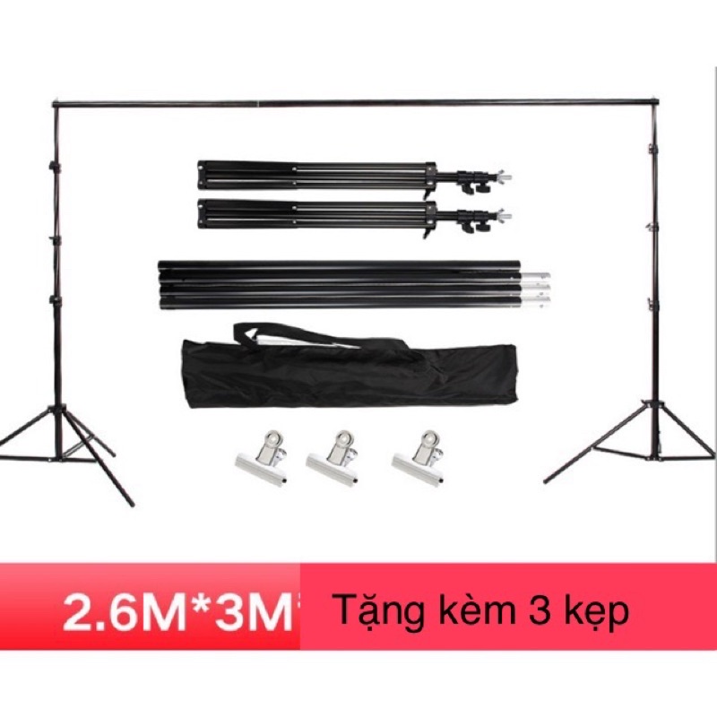 Khung treo phông di động -bộ khung treo chụp ảnh
