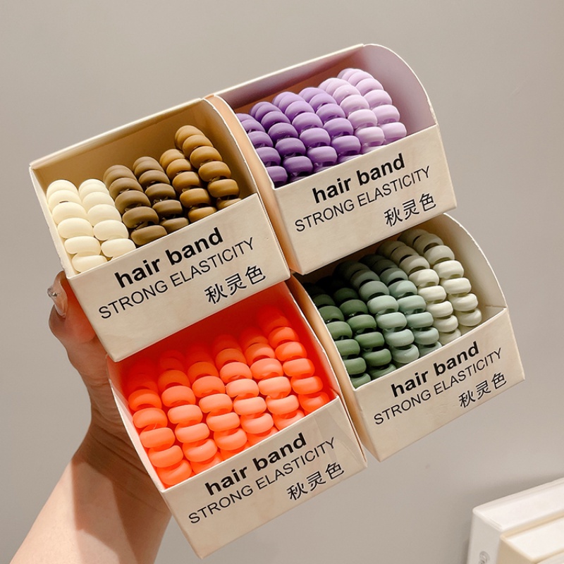 Dây Buộc Tóc Cao Su Màu Macaron Thời Trang