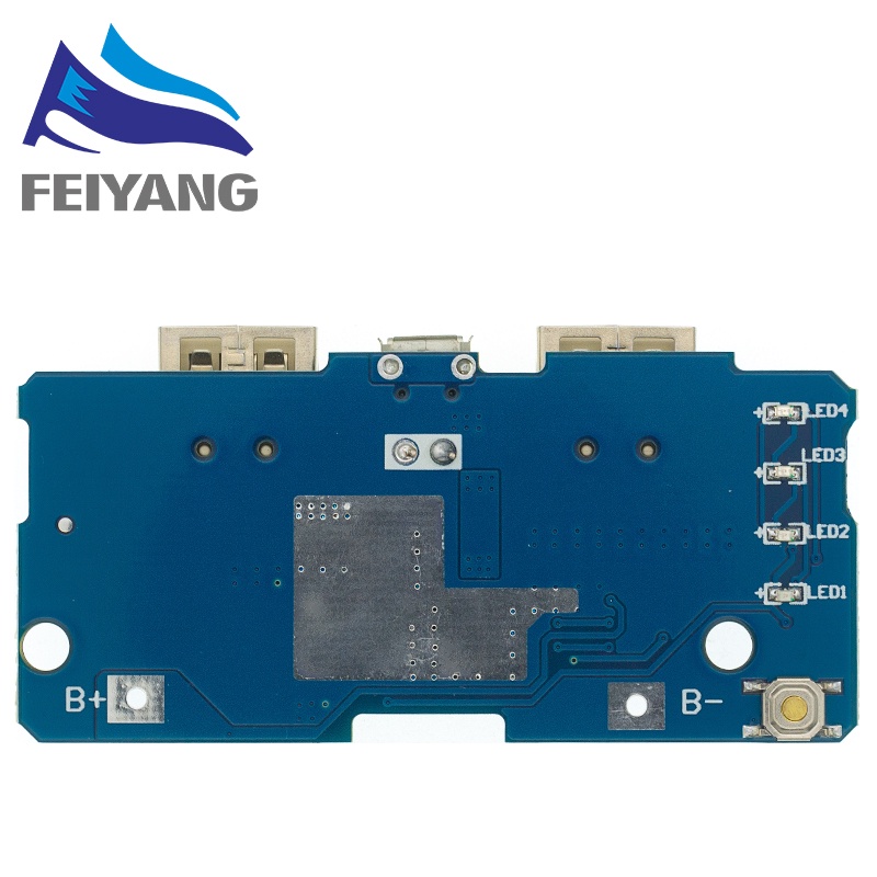 Bảng Mạch Sạc Pin Lithium 18650 Hai Cổng Micro USB 3.7V Sang 5V 2A