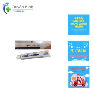 KEM LÀM SẠCH CÁC LOẠI KÝ SINH TRÙNG TOWDERS CREAM TUÝP 15g