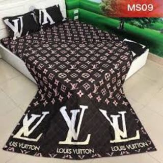 Bộ chăn ga gối LV