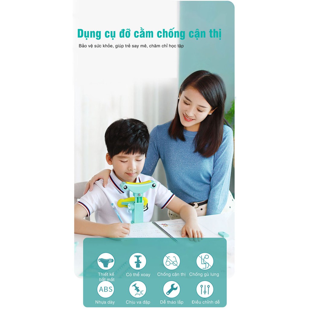 [Freeship] Giá Đỡ Cằm Chống Cận Thị Và Cong Vẹo Lưng Cho Bé