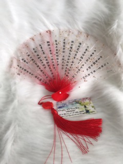 Quạt resin có chữ