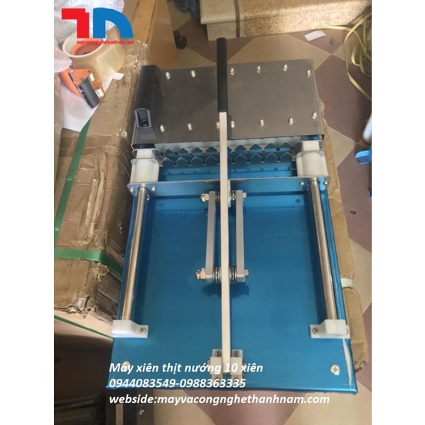 Máy xiên thịt nướng 10 xiên